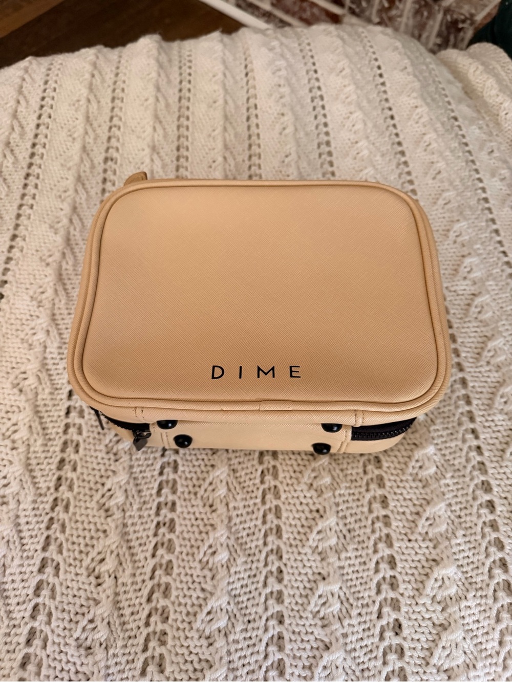 DIME Beige Travel toiletry bag